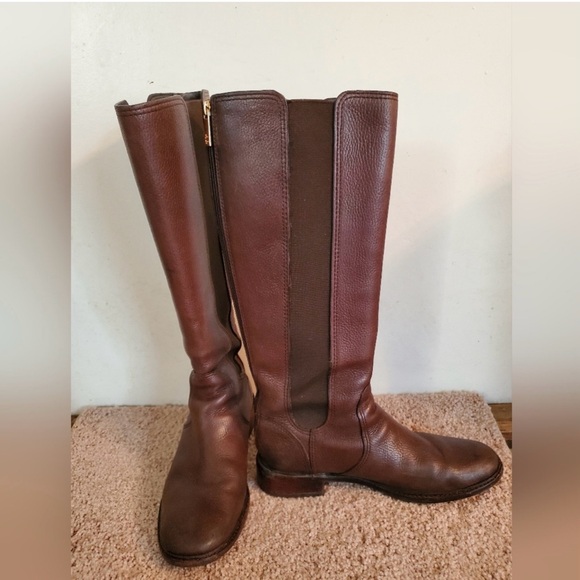 Tory Burch Calista Riding Boots Sz 10 - Picture 3 of 10